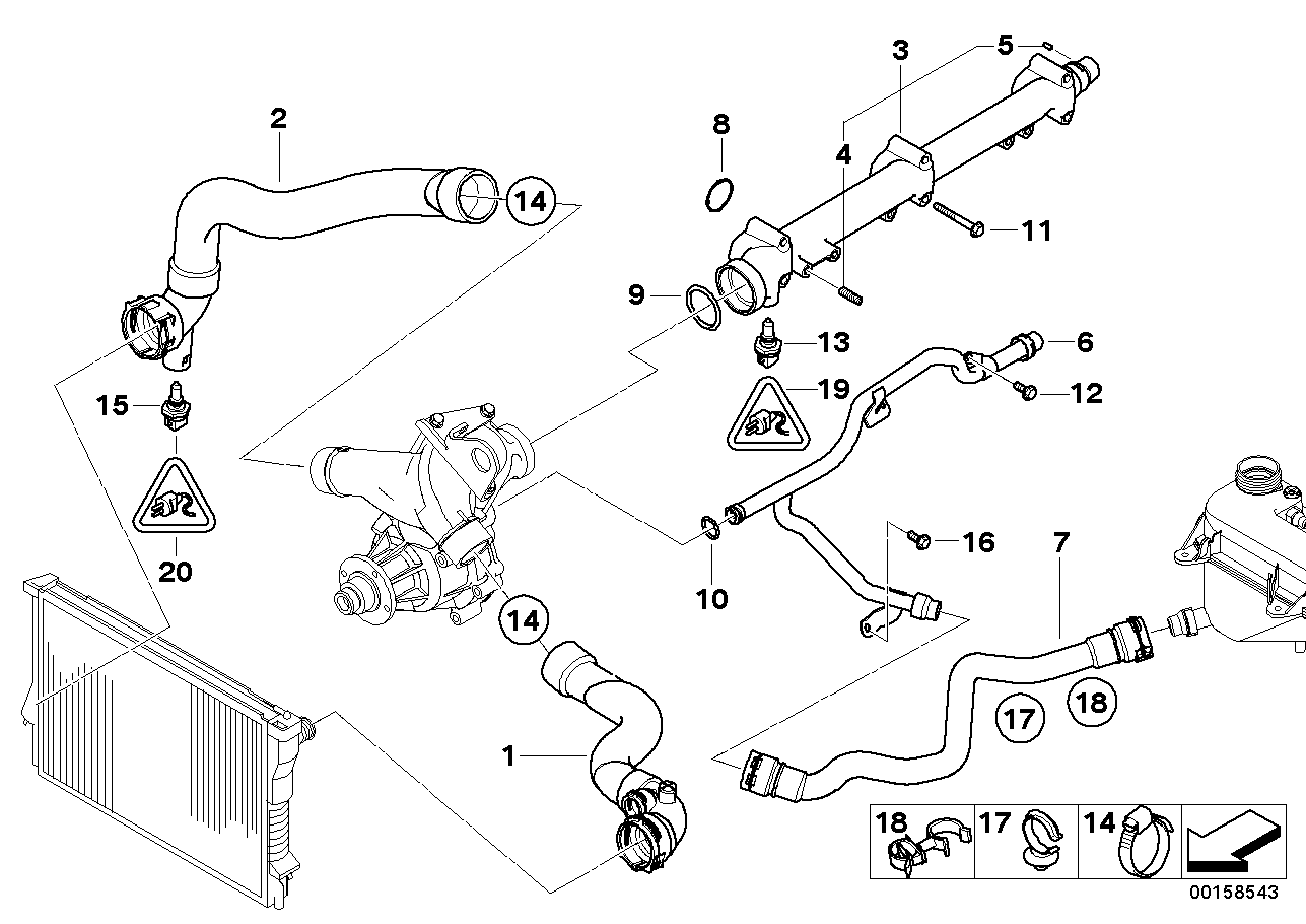 Cooling System Water Hoses