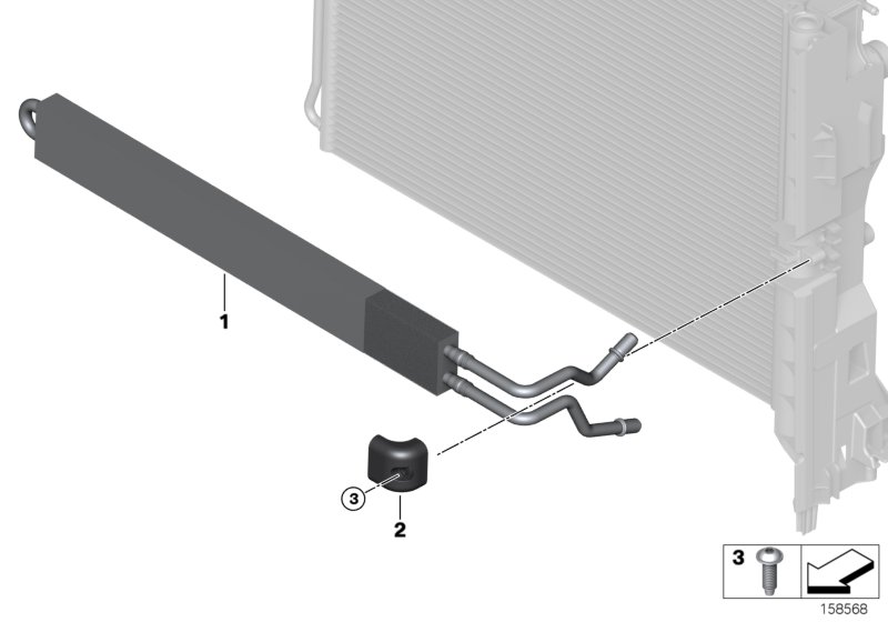 Radiateur assistance de direction