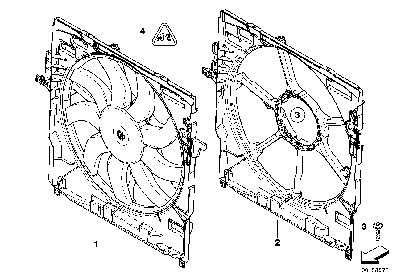 Marco del ventilador