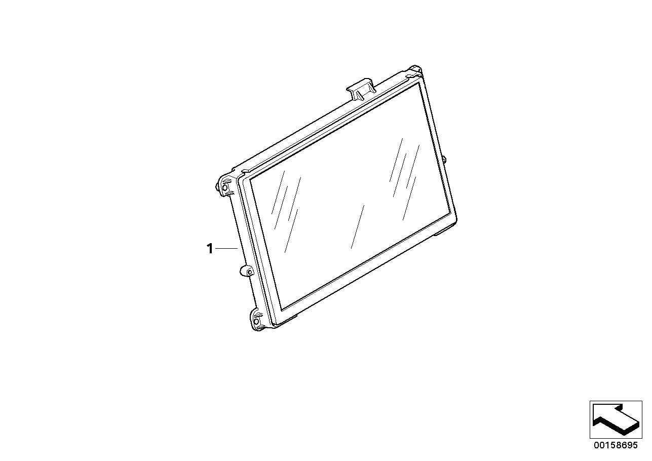 Monitor para las plazas traseras