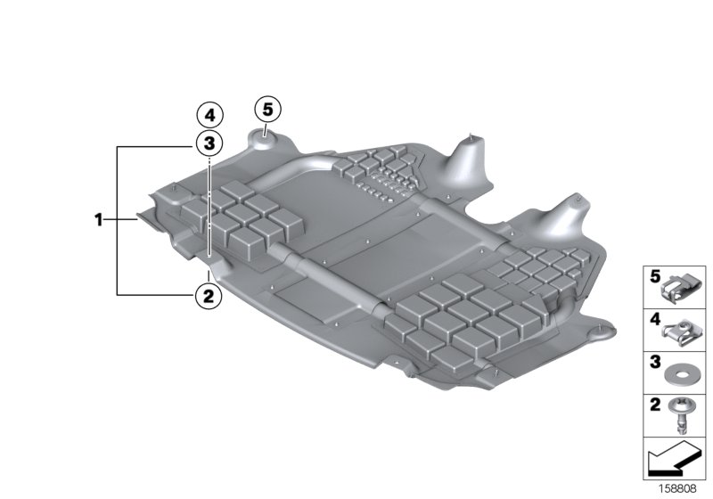 Schermatura vano motore