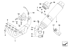 Exhaust system parts with mounting