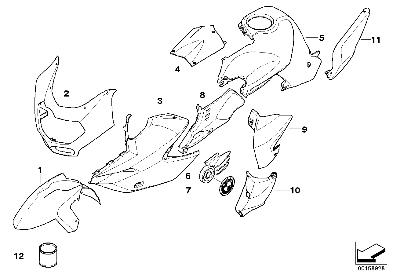 Окрашенные детали 954 weissalu 3, мет.