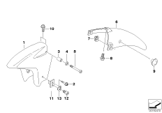 Front mudguard