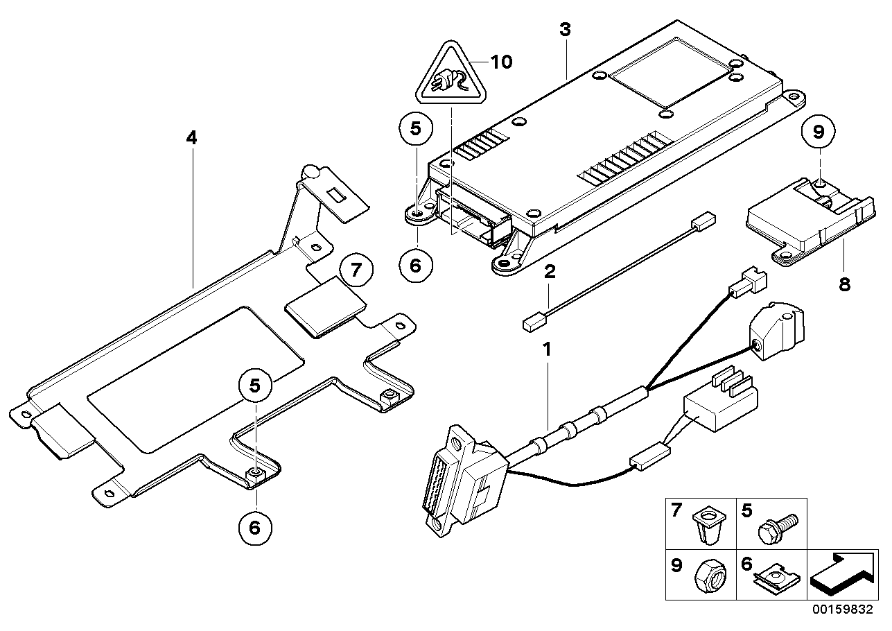 零件 SA 630 行李箱