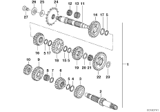 Manual gearbox