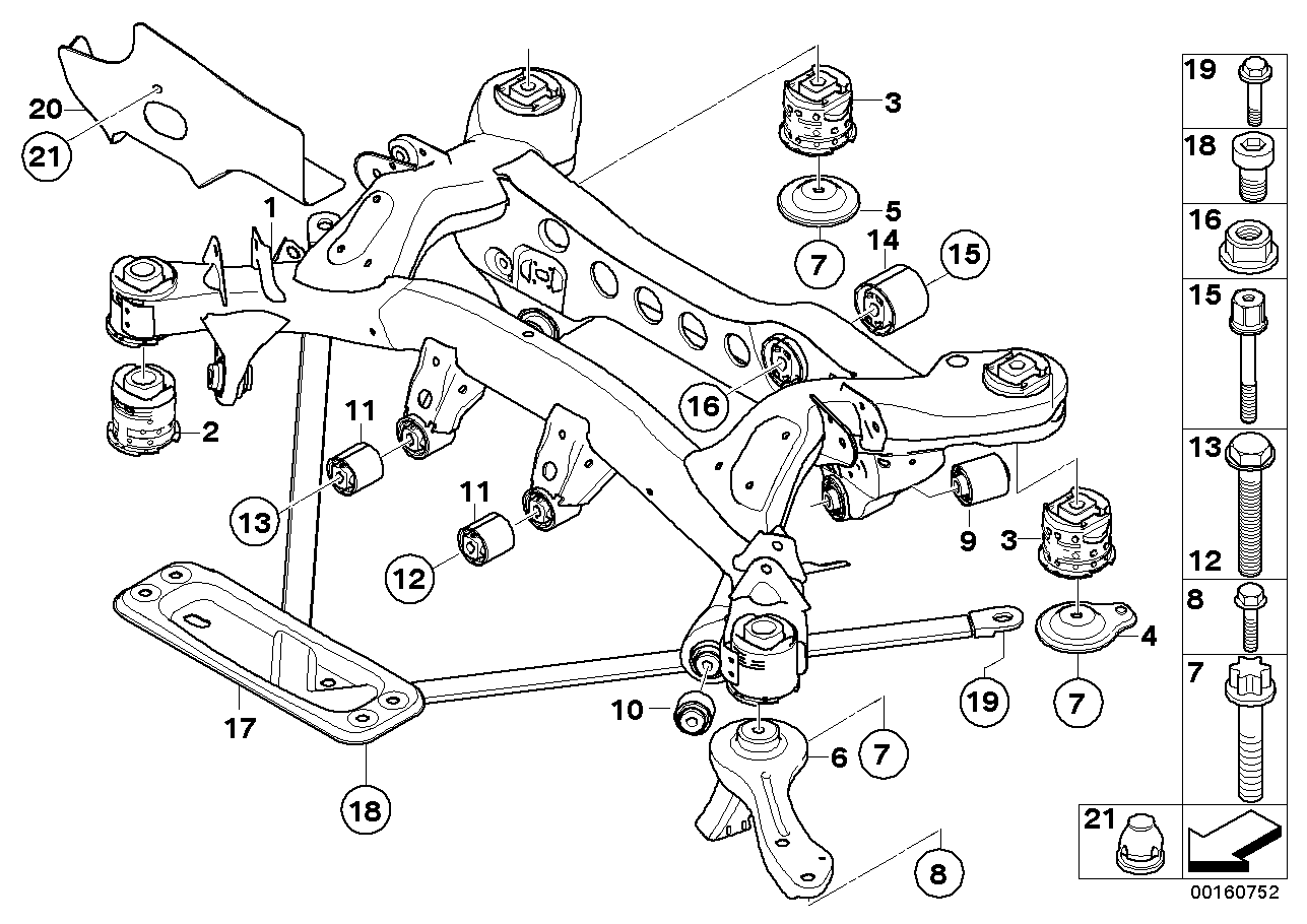 Rear axle carrier