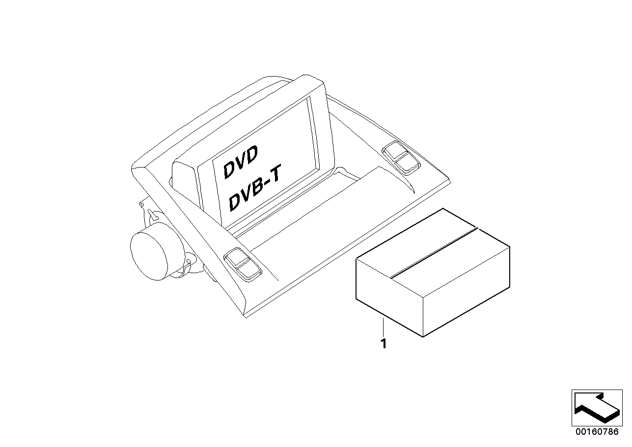 Spare parts, Accessory Control Menu ACM