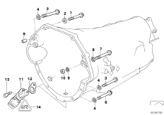 Transmission mounting parts