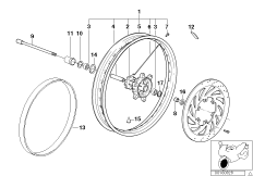 Spoke wheel front