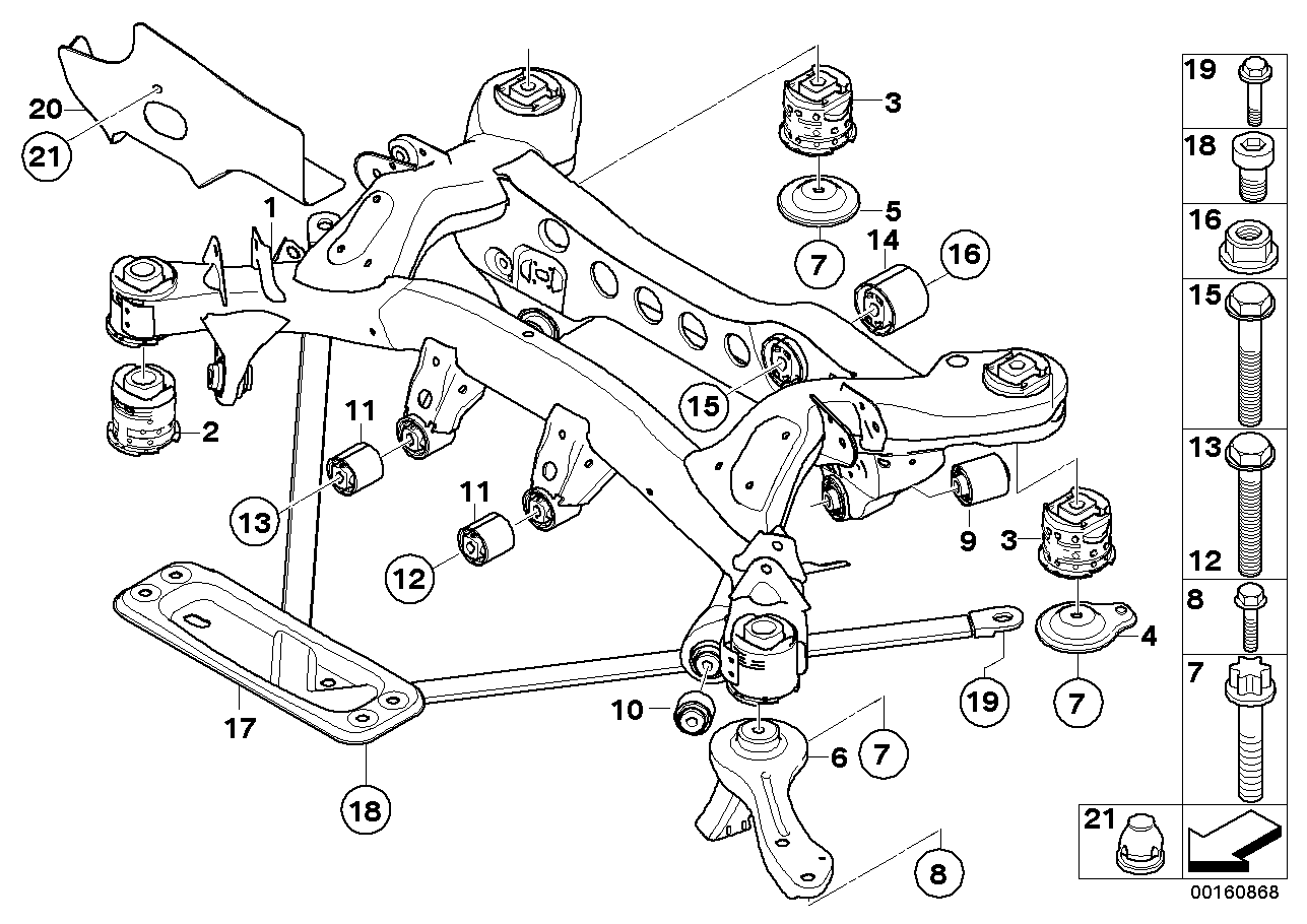 Rear axle carrier