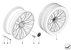 BMW LA wheel, double spoke 247