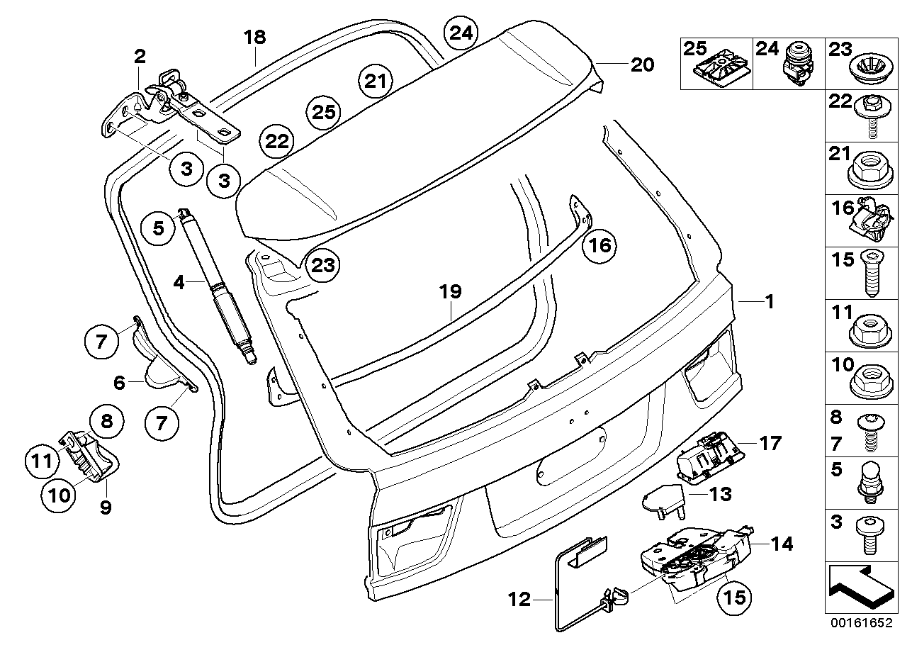 Trunk lid