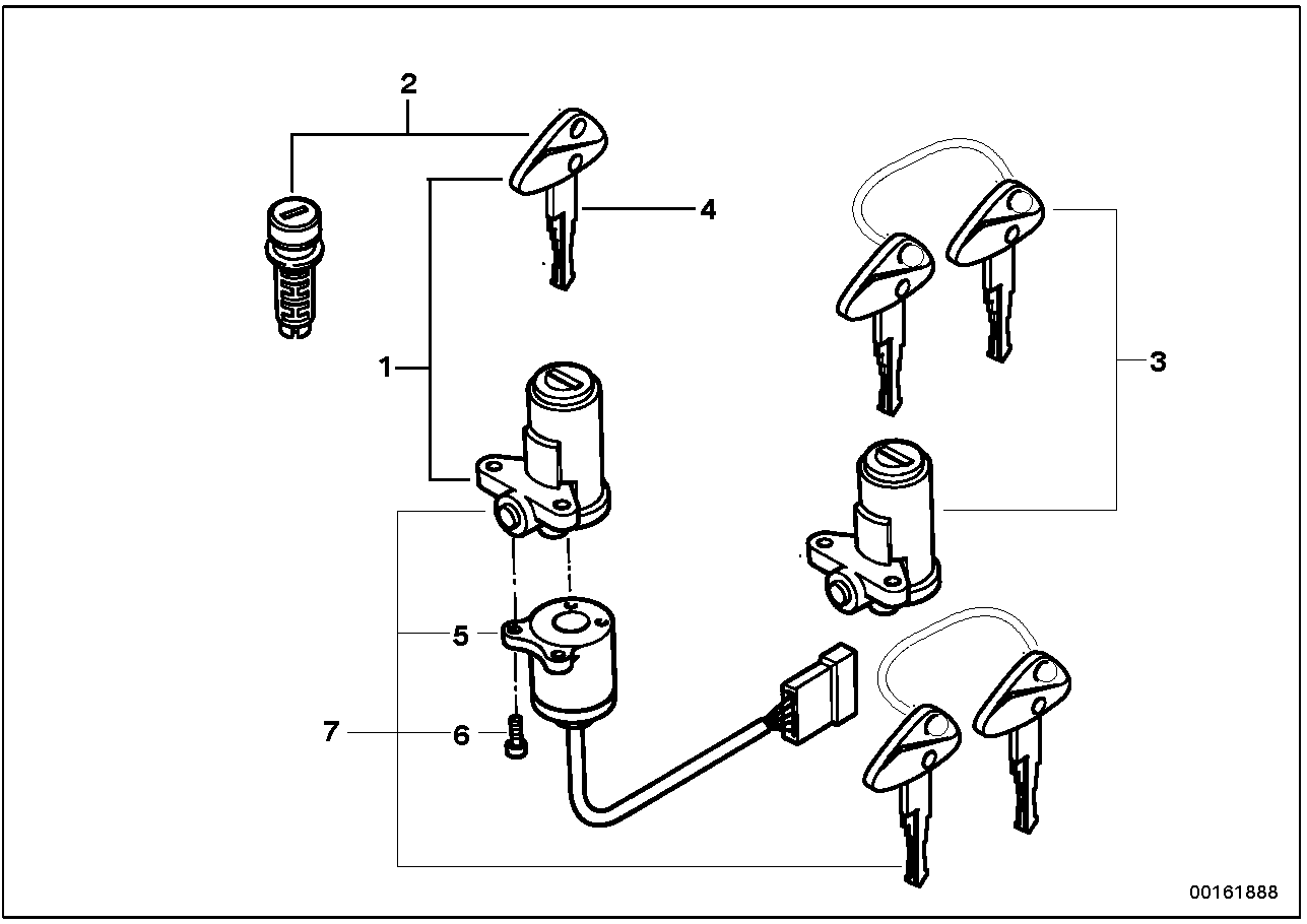 Fechadura para viatura