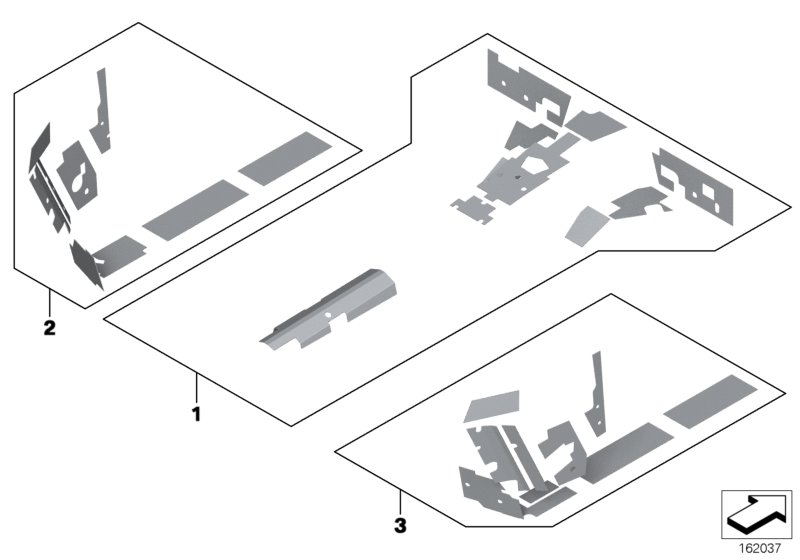 Sound insulating front