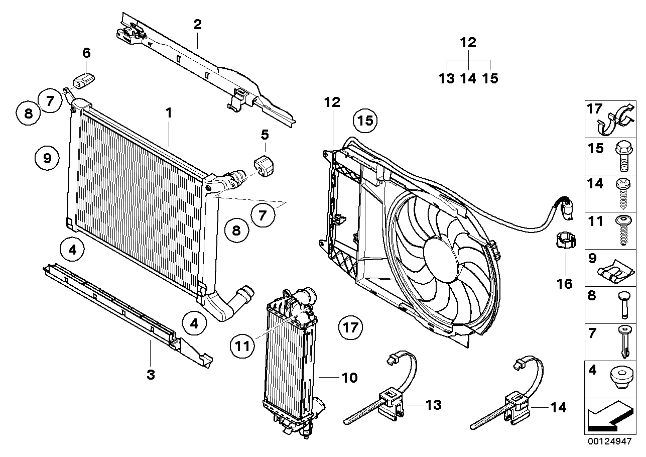 Radiator d.agua/cerco