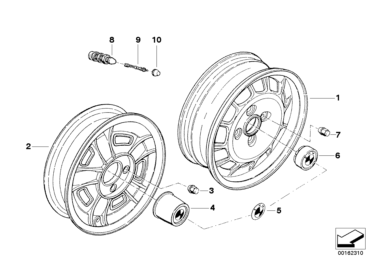 Velg van lichtmetaal