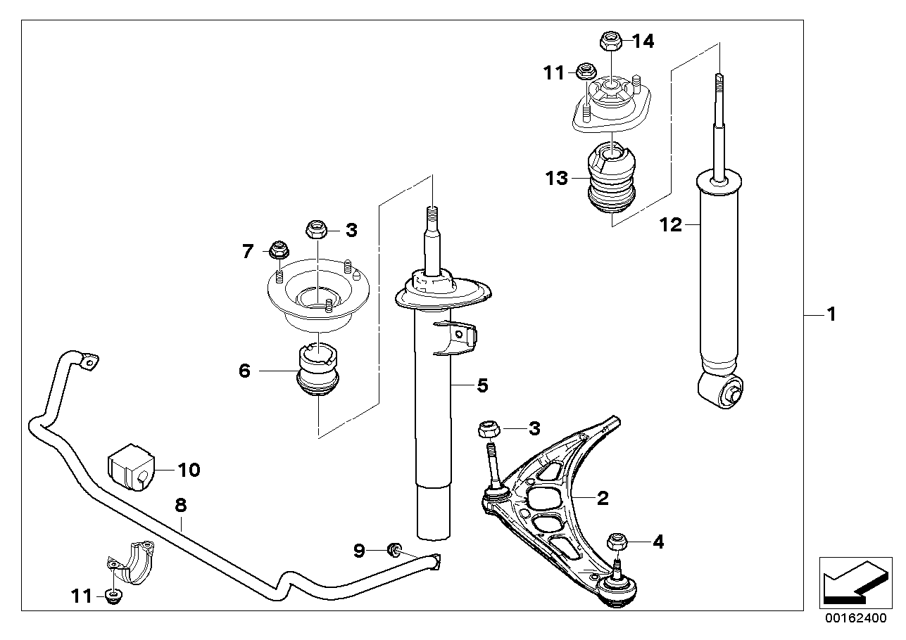 Kit di postmont. telaio Performance