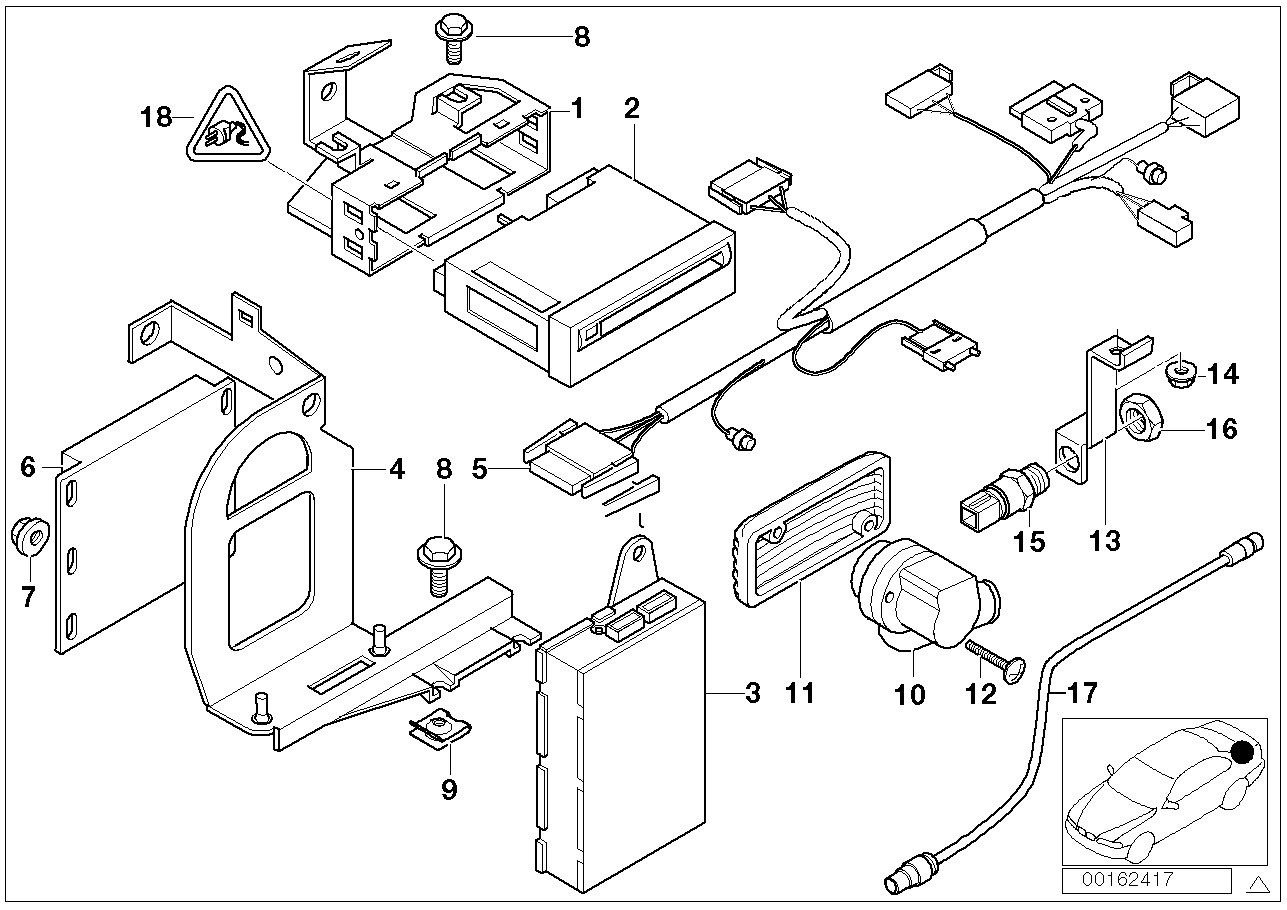 Navigationssystem/videomodul