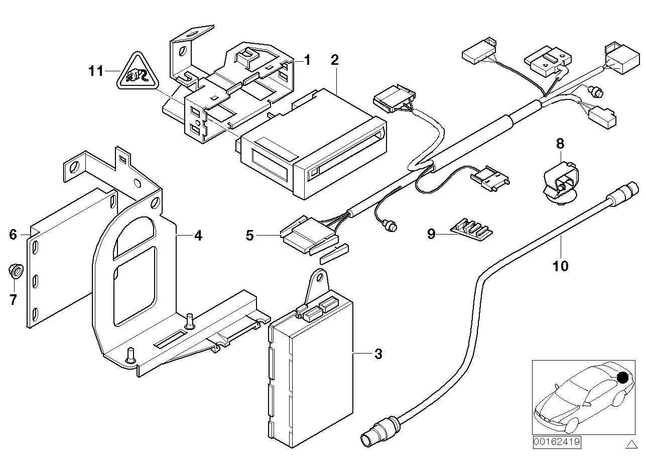 Navigation system/video module