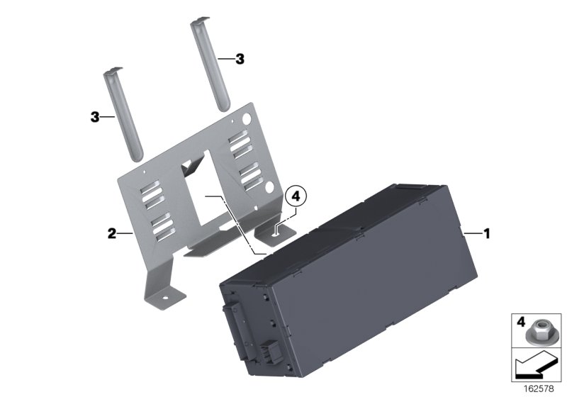 Versterker / Houder hifi-systeem