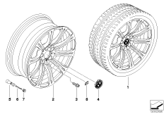 BMW LA wheel, M double spoke 220