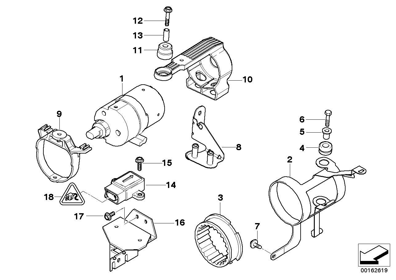 DSC compressor/senors/mounting parts