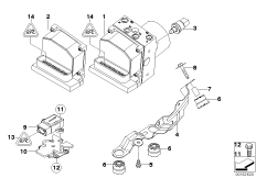 Hydro unit DSC/control unit/fastening