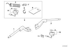 Heated handgrip/mounting parts