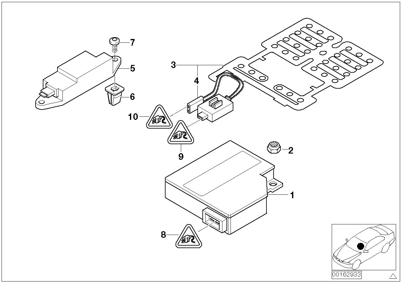 安全气囊电子部分