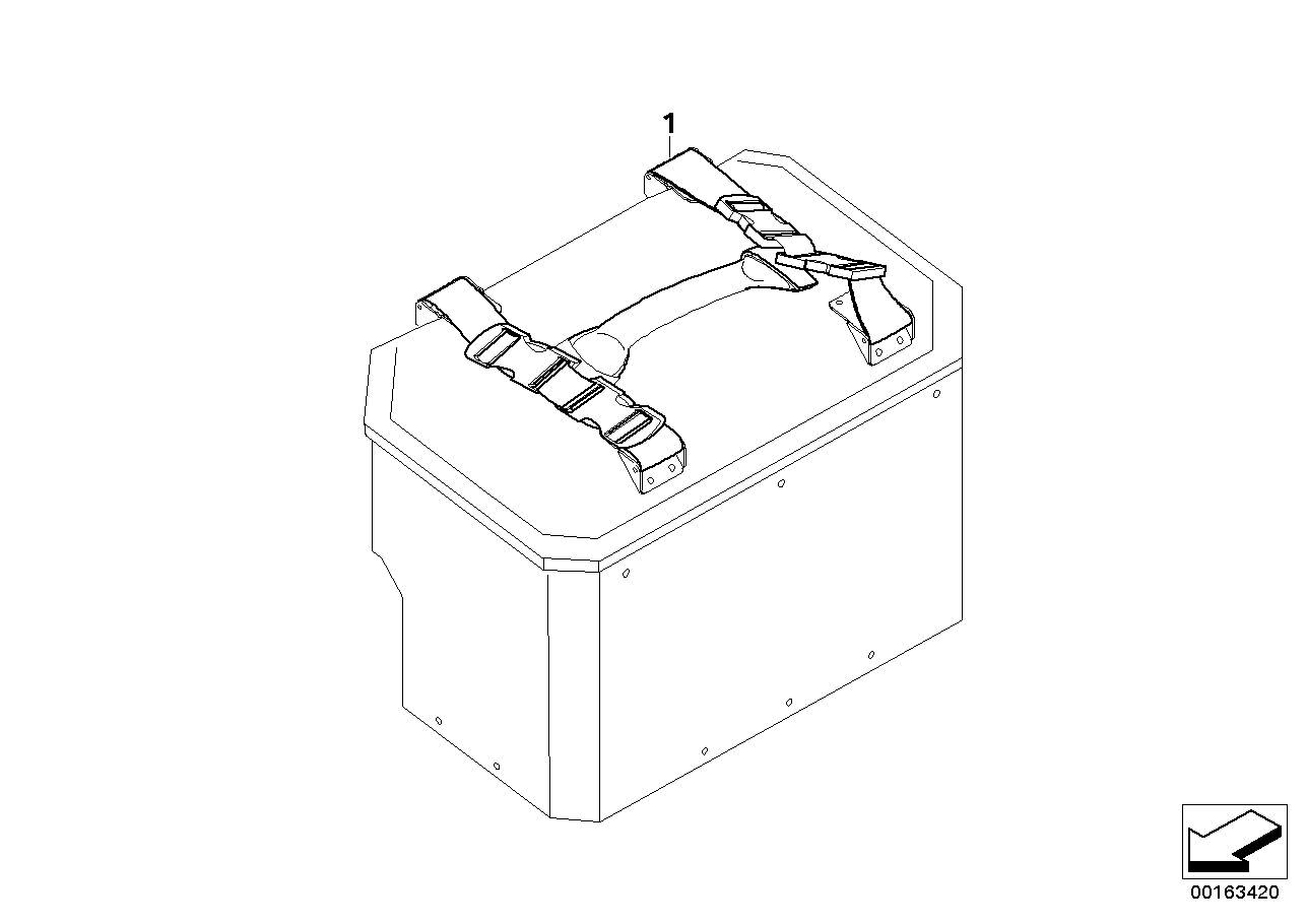 Taşıma kulbu, alm. çanta/alm. Topcase