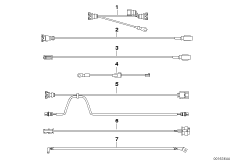 Různé kabelové svazky