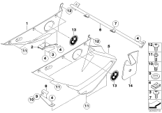 Bekleding zijdeel onder