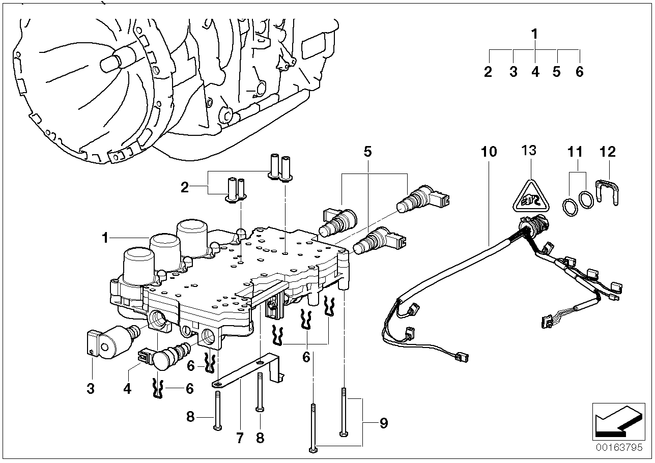 A4S200R mec.de mando con piezas adicion.