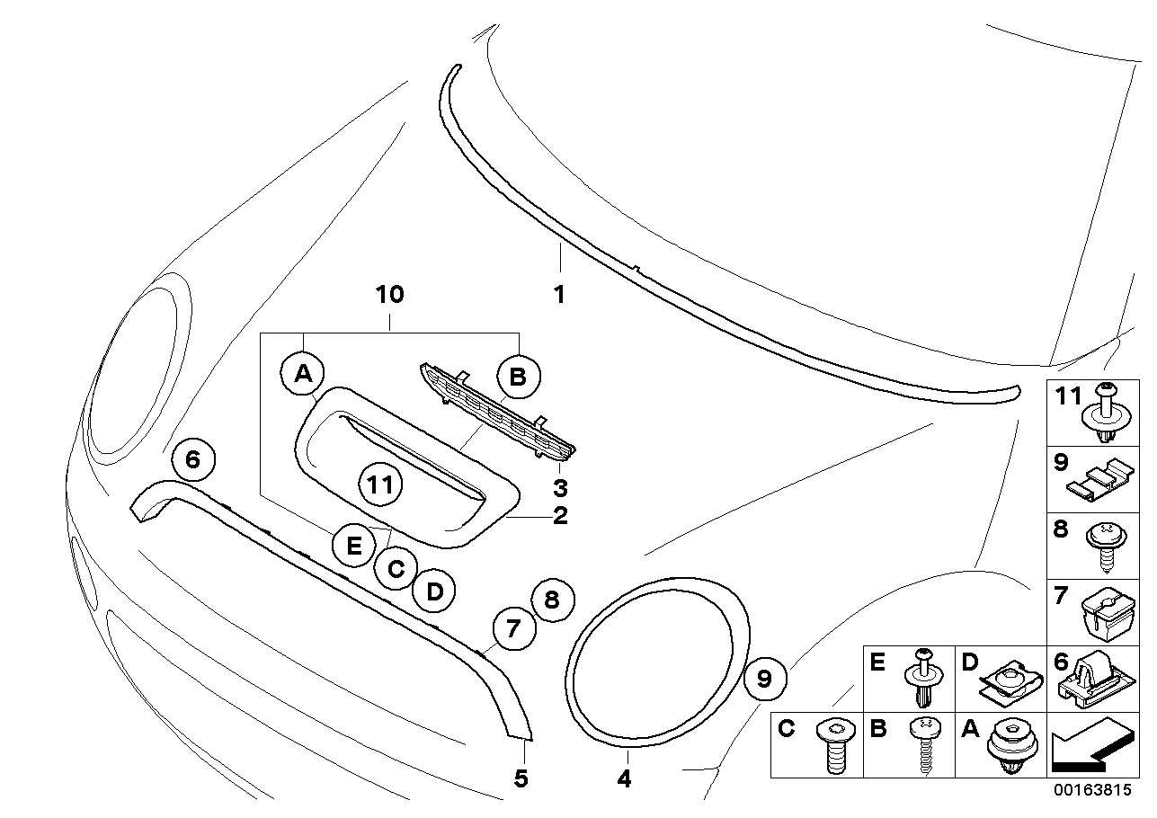 exterior trim / grille