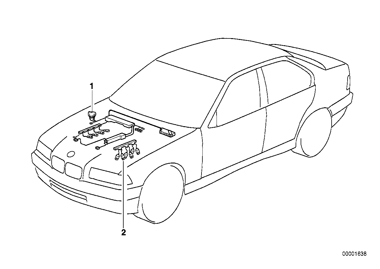 Kabelový svazek motor