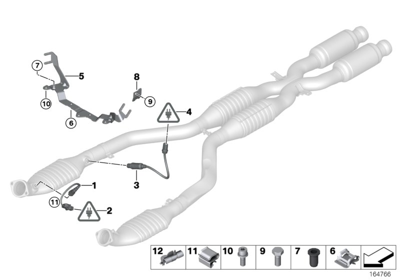 Lambda Probe Fixings