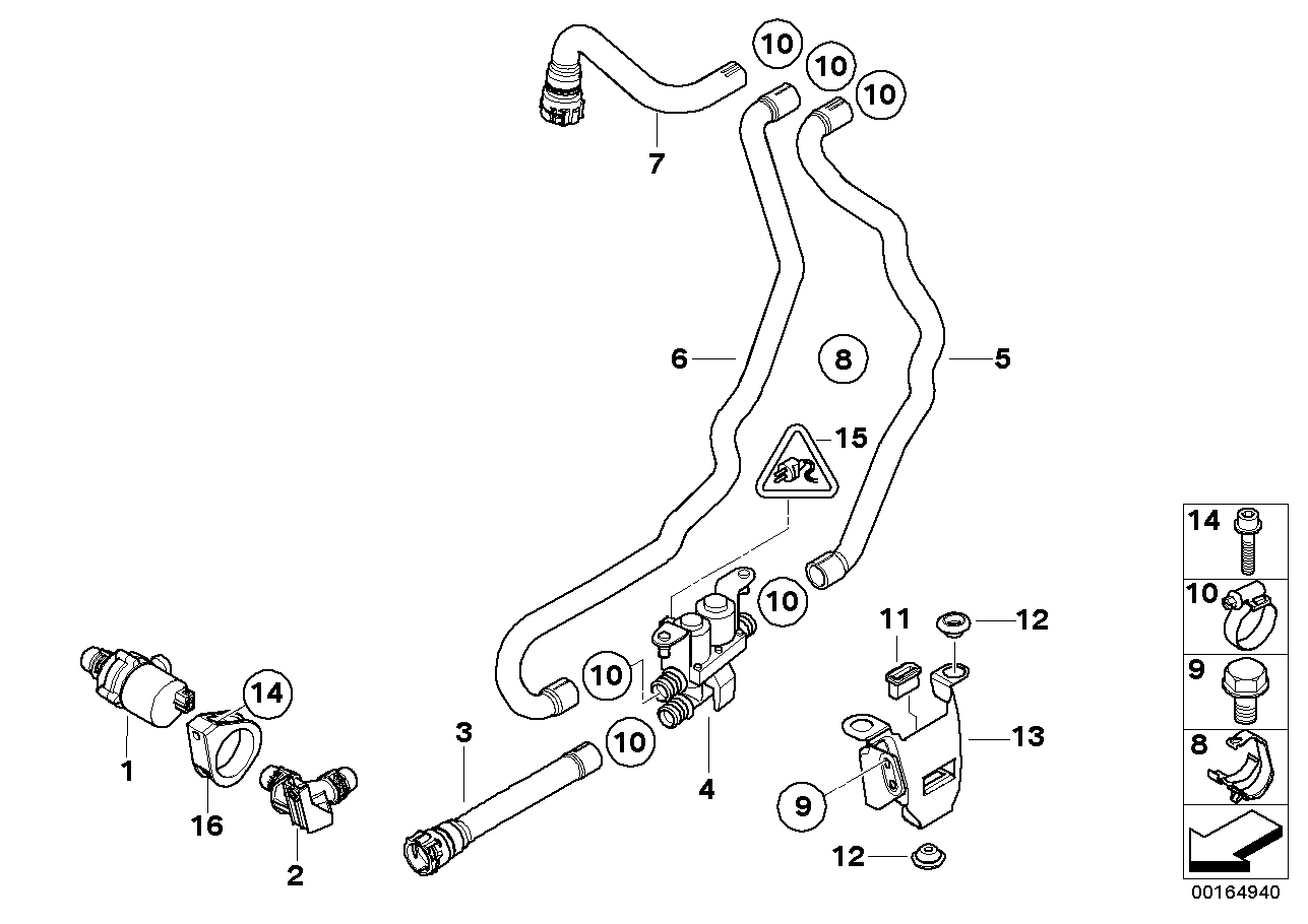 water hoses/water valve