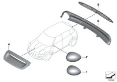 JCW aerodynamica-accessoires - R5x