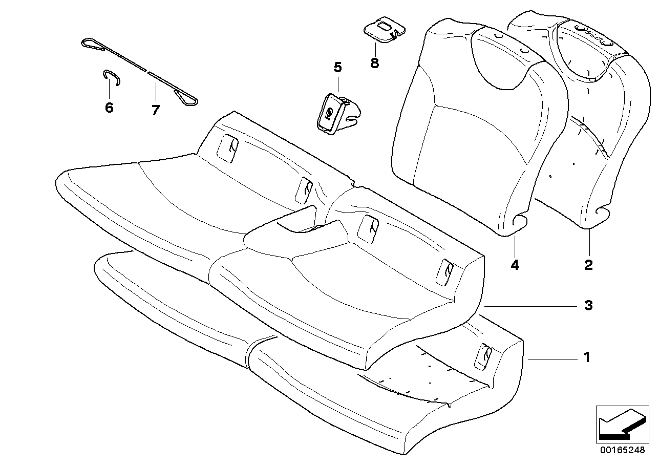 Asiento del. acolch. y tapiz. as. básico