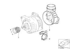 Alternatör, Münferit parçalar-115A