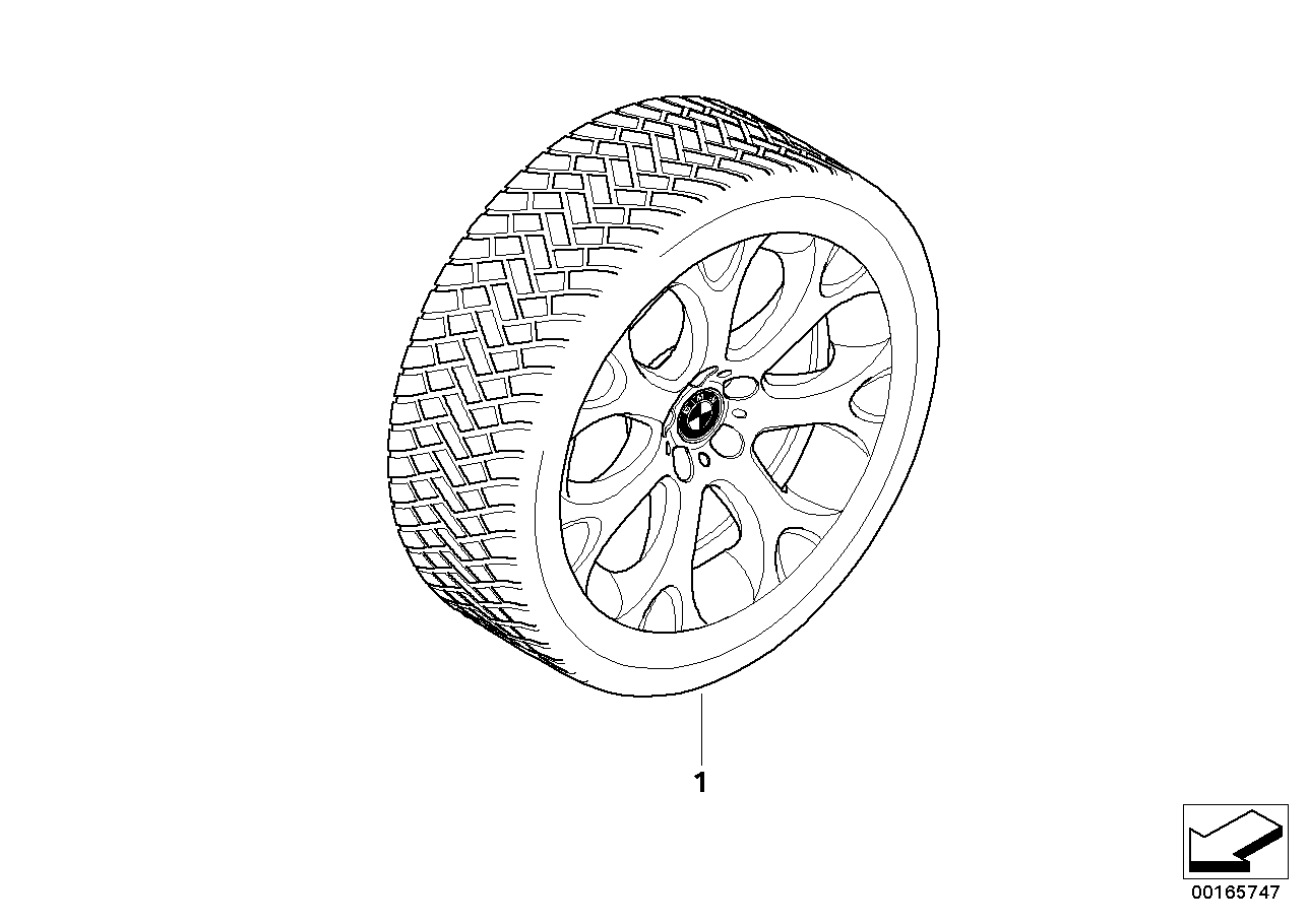 Komplett vinterhjul Y-eker 211