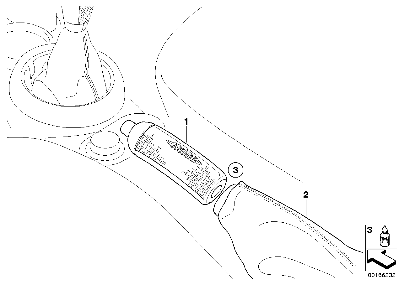 Handbrake handle