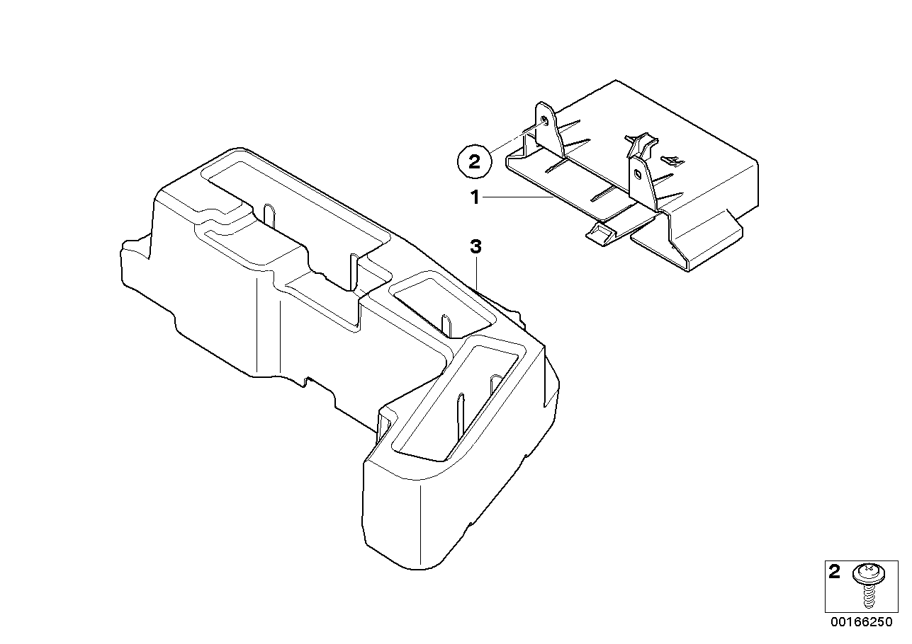 Soporte mec.de mando de carroc.E modulos