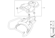 Juego soporte portaequipajes pequeño