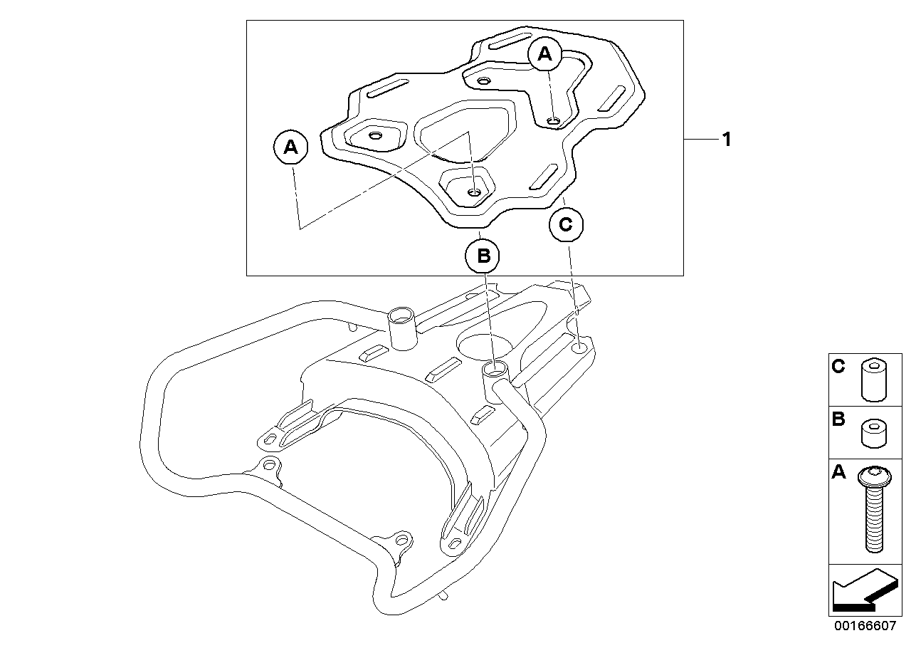 Juego soporte portaequipajes pequeño