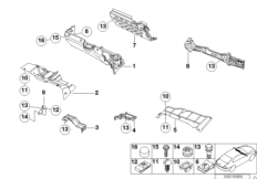 Verkleidung Instrumententafel unten