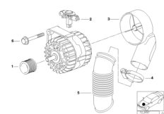 发电机零件 120A