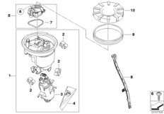 Bomba do combustível / sensor de nível