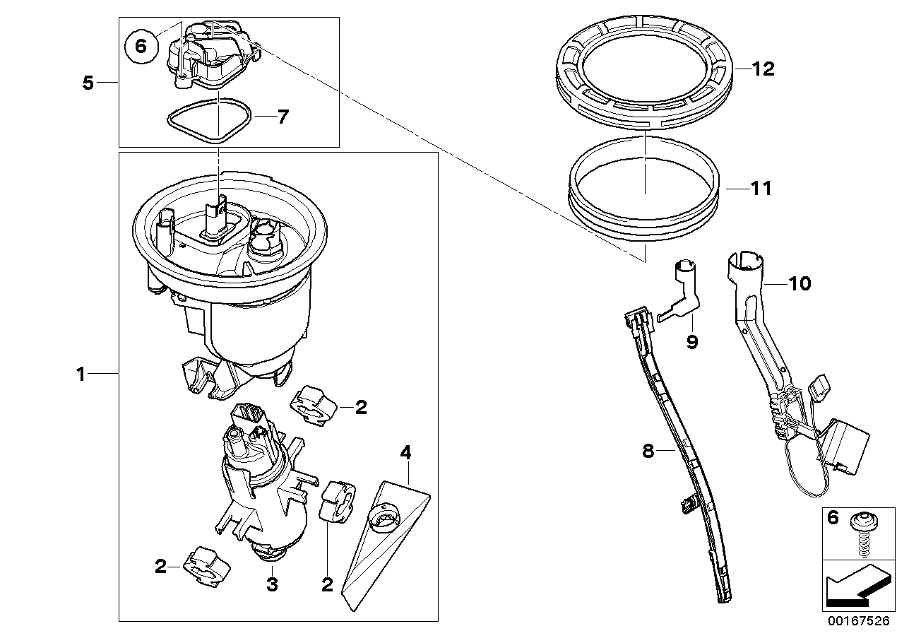 Bränslepump / Nivåsensor